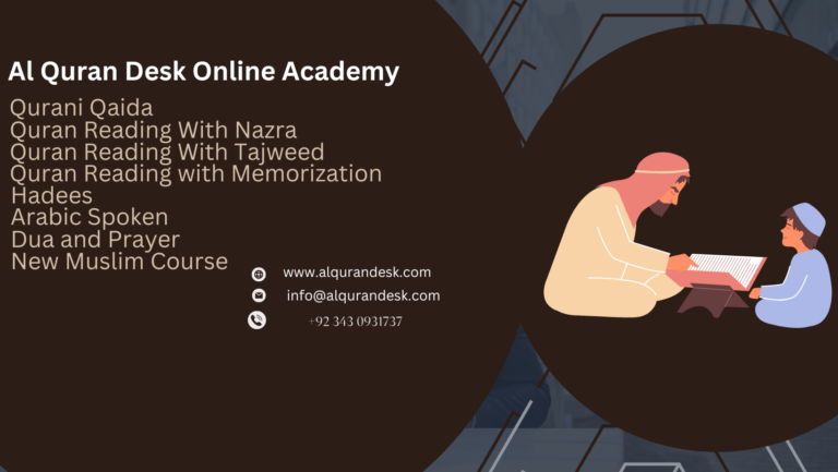 Learn Al Quran Online with Al Quran Desk Online Academy