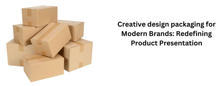 Creative design packaging for Modern Brands: Redefining Product Presentation