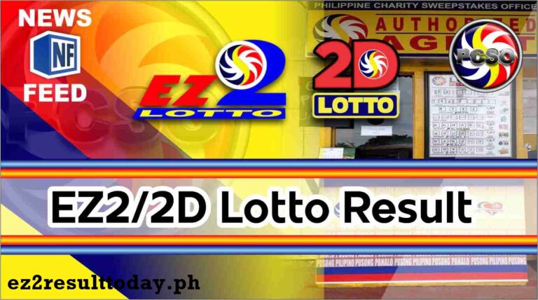 EZ2 RESULT TODAY – Official Lotto Results