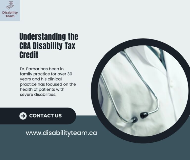 Understanding the CRA Disability Tax Credit