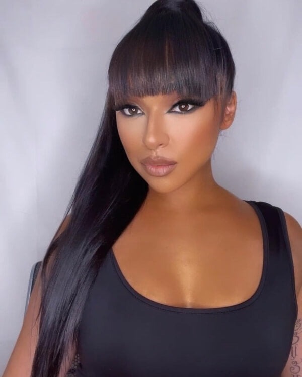 Lace front bangs for women