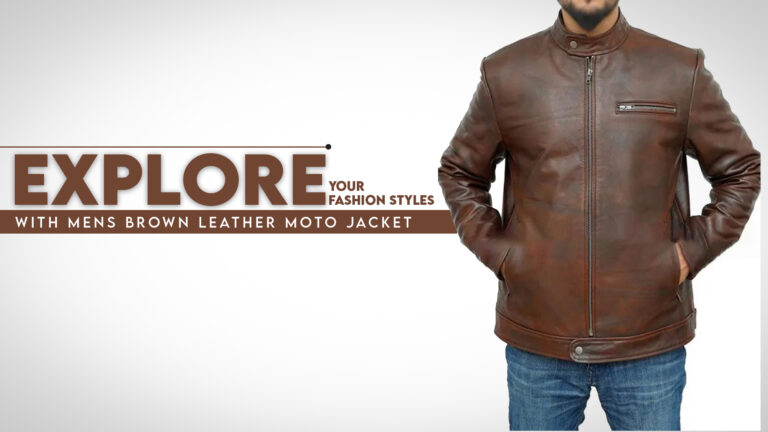 Explore Your Fashion Styles With Mens Brown Leather Motorcycle Jacket